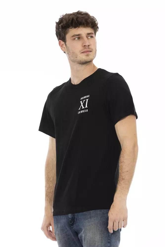 Bikkembergs Black Cotton Men's T-Shirt - Hilstor