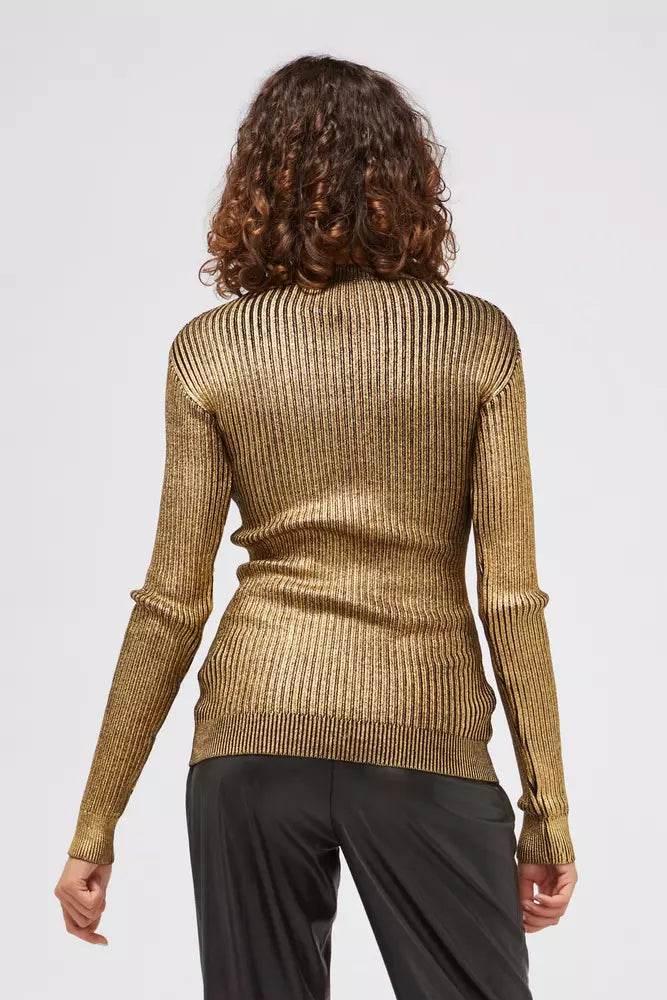 Custo Barcelona Gold Wool Women Sweater - Hilstor