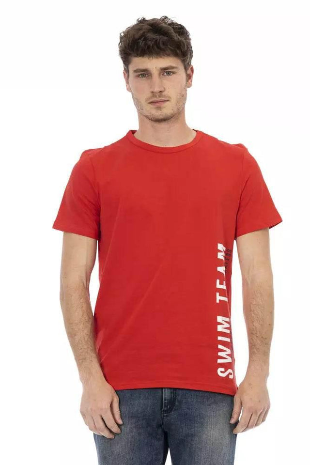 Bikkembergs Red Cotton Men T-Shirt - Hilstor