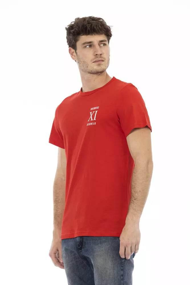 Bikkembergs Red Cotton Men T-Shirt - Hilstor
