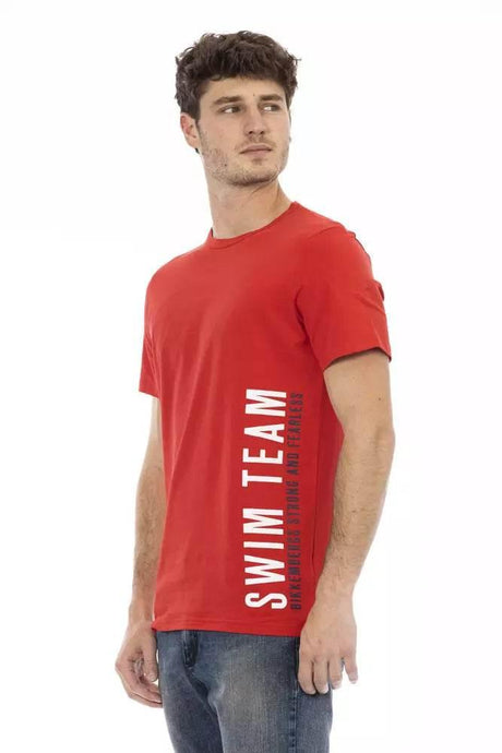 Bikkembergs Red Cotton Men T-Shirt - Hilstor