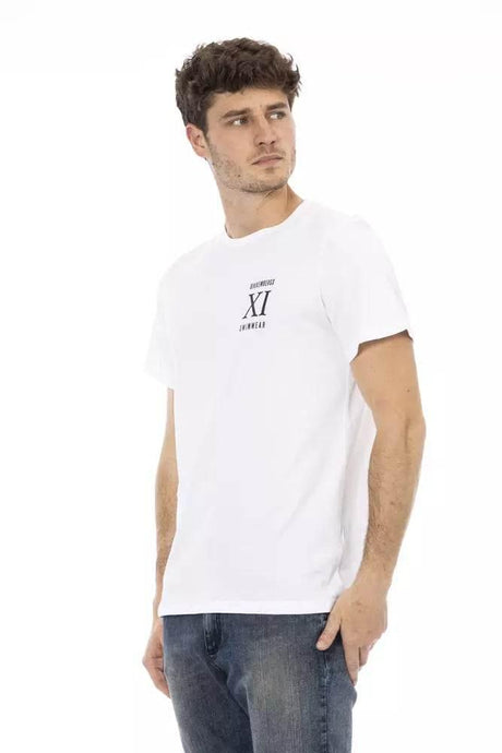 Bikkembergs White Cotton Men's T-Shirt - Hilstor