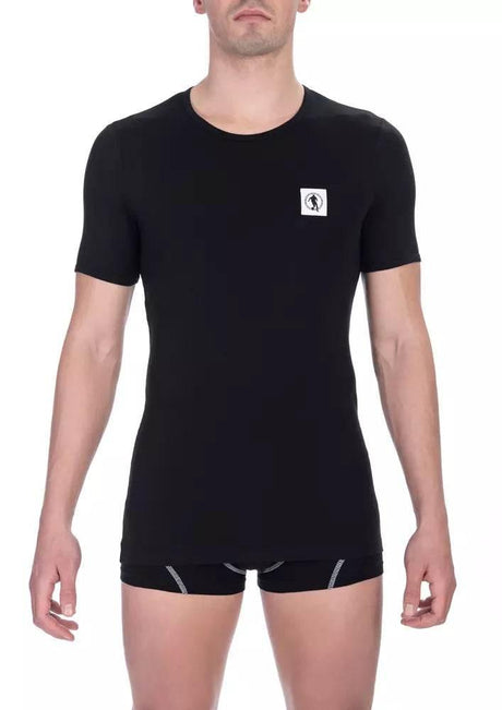 Bikkembergs Black Cotton Men T-Shirt Pack - Hilstor
