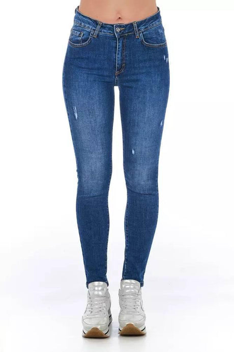 Frankie Morello Blue Denim Women Jeans - Hilstor