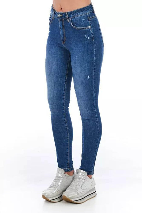 Frankie Morello Blue Denim Women Jeans - Hilstor