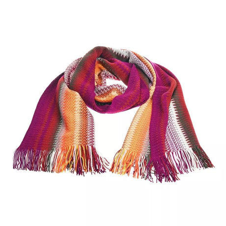 Missoni Multicolor Wool Men Scarf - Hilstor
