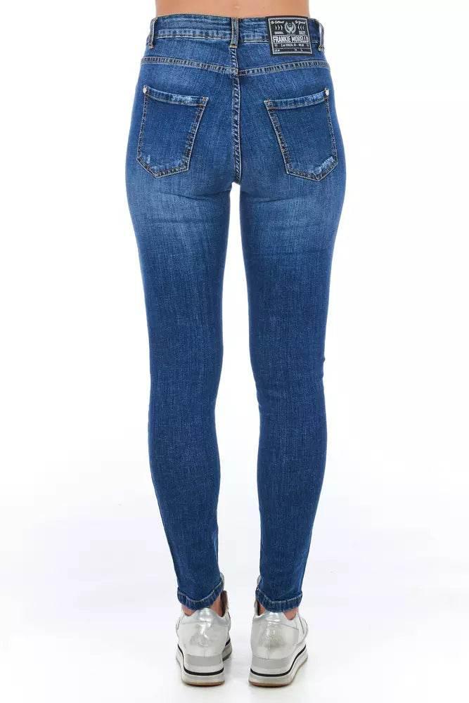 Frankie Morello Blue Denim Women Jeans - Hilstor