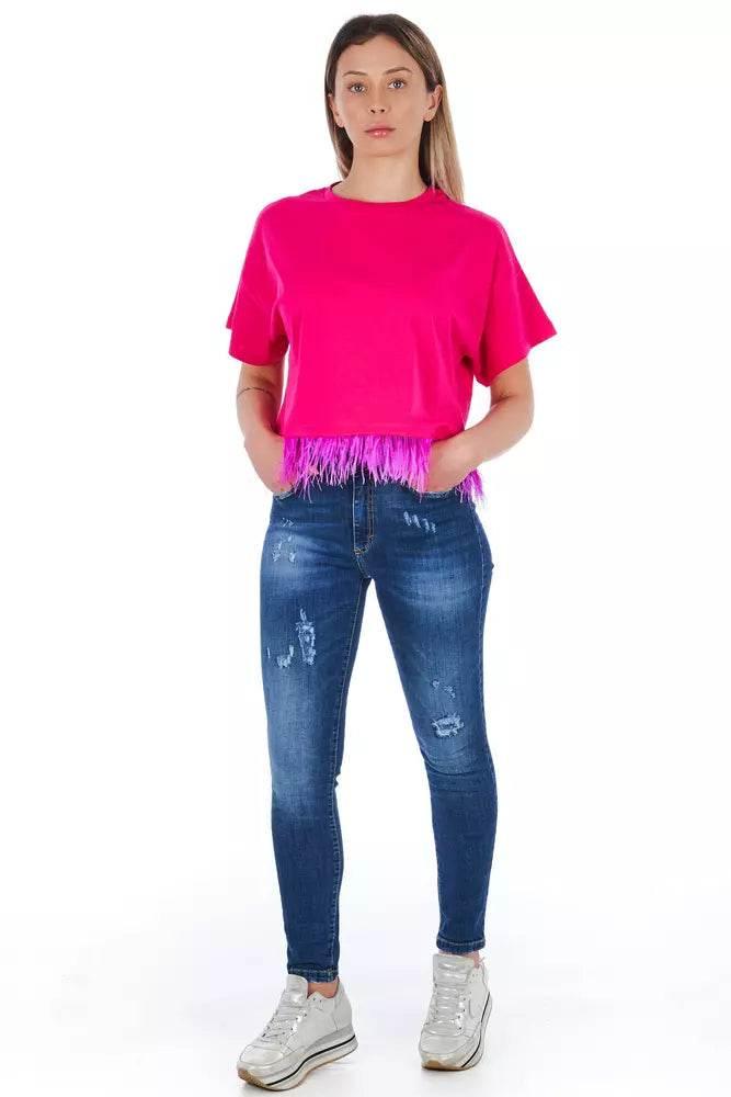Frankie Morello Blue Denim Women's Jeans - Hilstor