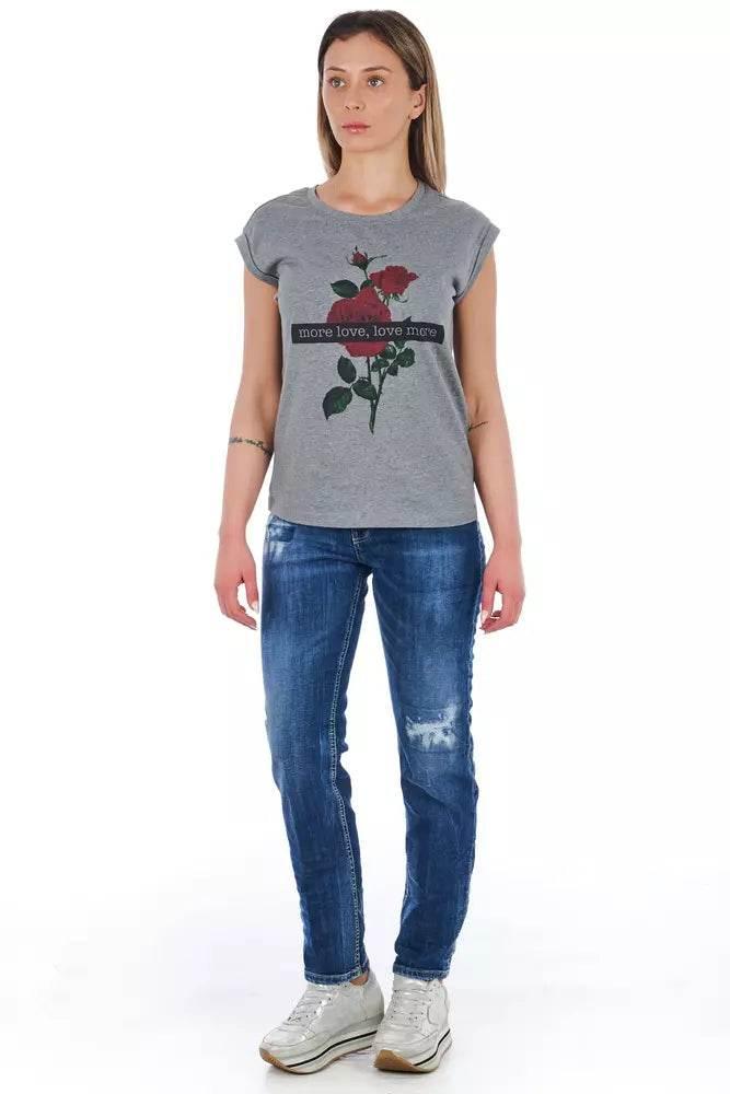 Frankie Morello Blue Cotton Women's Jeans - Hilstor