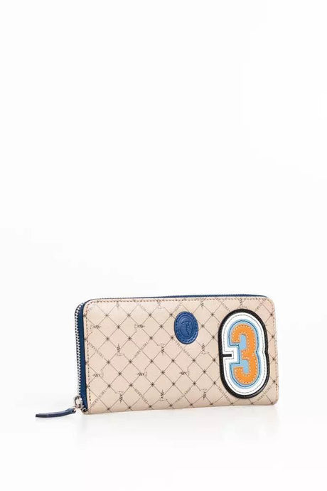 Trussardi Beige Leather Men Wallet - Hilstor
