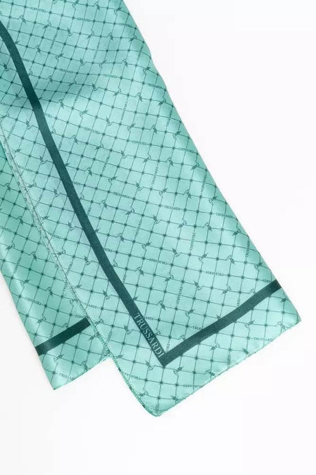 Trussardi Light Blue Silk Women Scarf - Hilstor