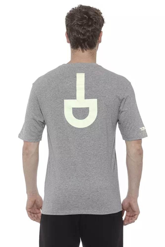 Tond Gray Cotton Men T-Shirt - Hilstor
