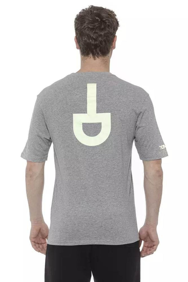 Tond Gray Cotton Men T-Shirt - Hilstor
