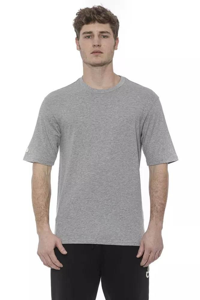 Tond Gray Cotton Men T-Shirt - Hilstor