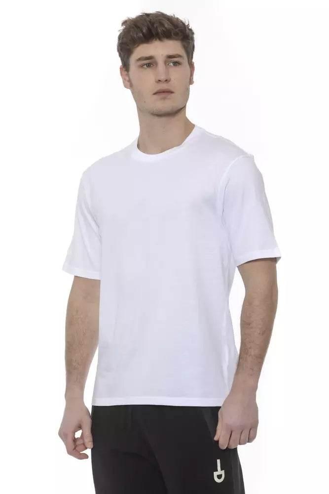 Tond White Cotton Men T-Shirt - Hilstor