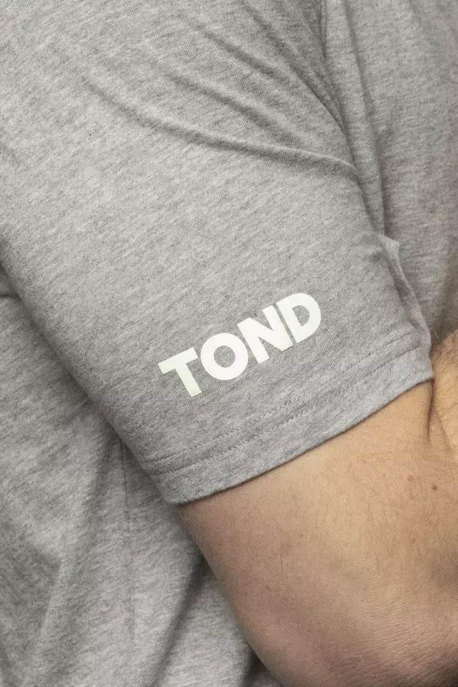 Tond Gray Cotton Men T-Shirt - Hilstor