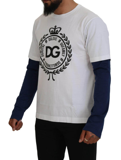 Dolce & Gabbana Elegant Crew-Neck Pullover Sweater - Hilstor