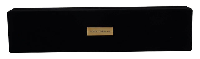 Dolce & Gabbana Elegant Velvet Jewelry Storage Box - Hilstor