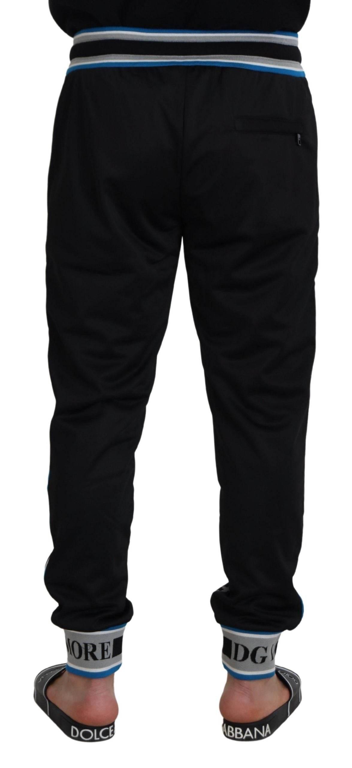 Dolce & Gabbana Multicolor DG King Leopard Print Jogger Pants - Hilstor