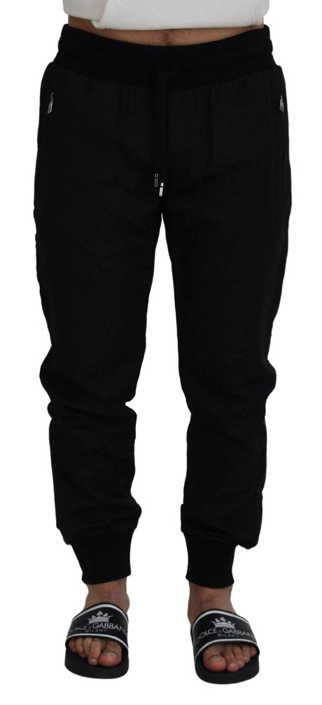 Dolce & Gabbana Black Men Casual Jogger Pants - Hilstor