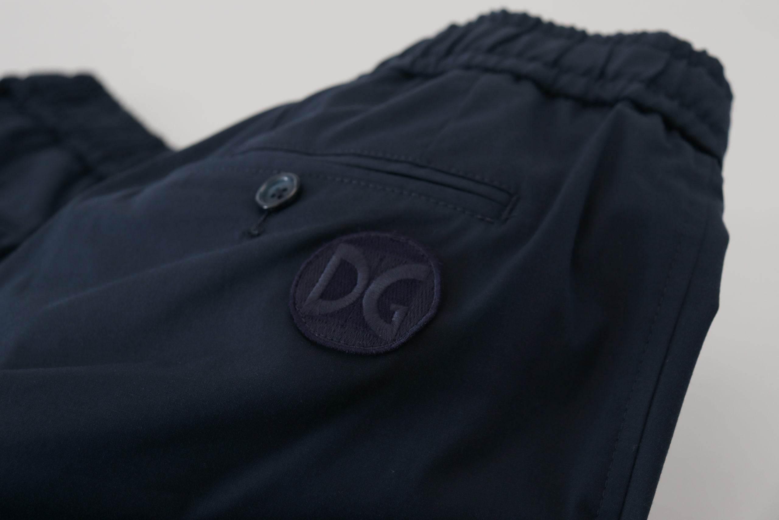 Dolce & Gabbana Blue Bermuda Mid Waist Casual Shorts - Hilstor