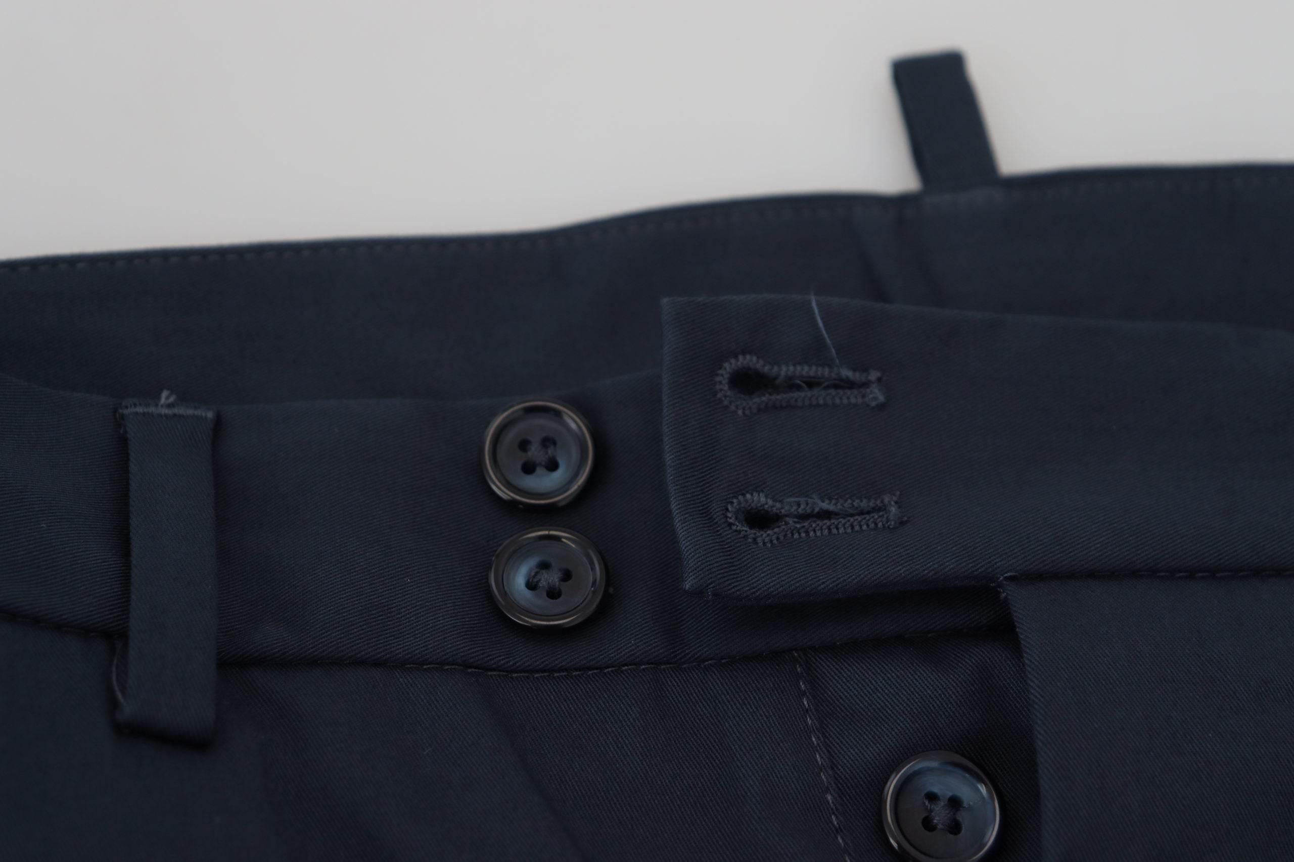 Dolce & Gabbana Blue Bermuda Low Waist Men Shorts - Hilstor