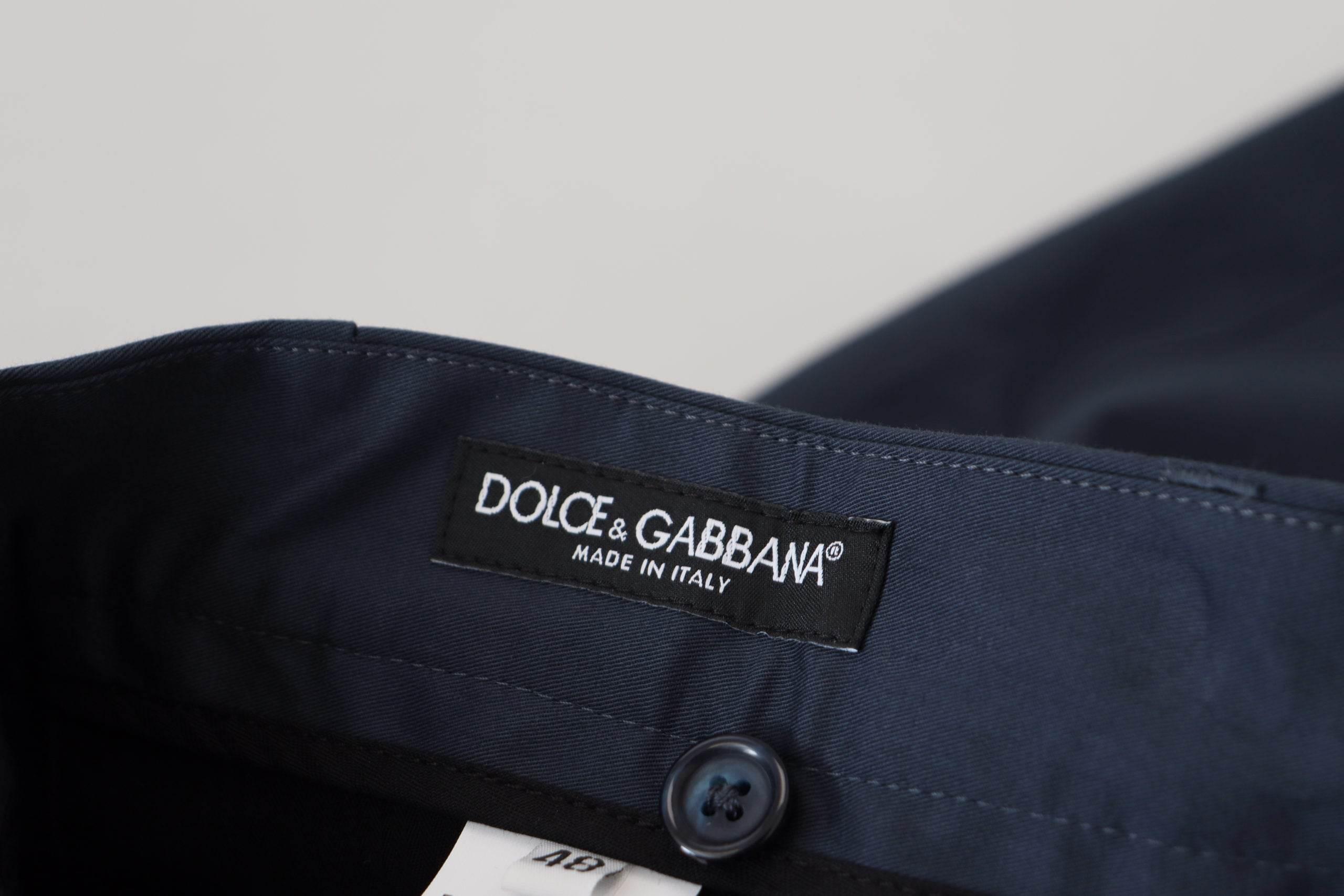 Dolce & Gabbana Blue Bermuda Low Waist Men Shorts - Hilstor