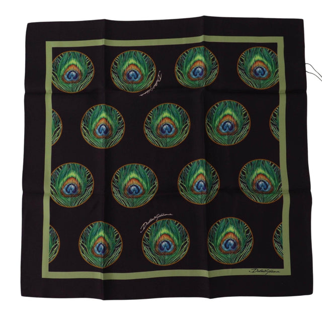 Dolce & Gabbana Elegant Silk Square Scarf Wrap - Hilstor