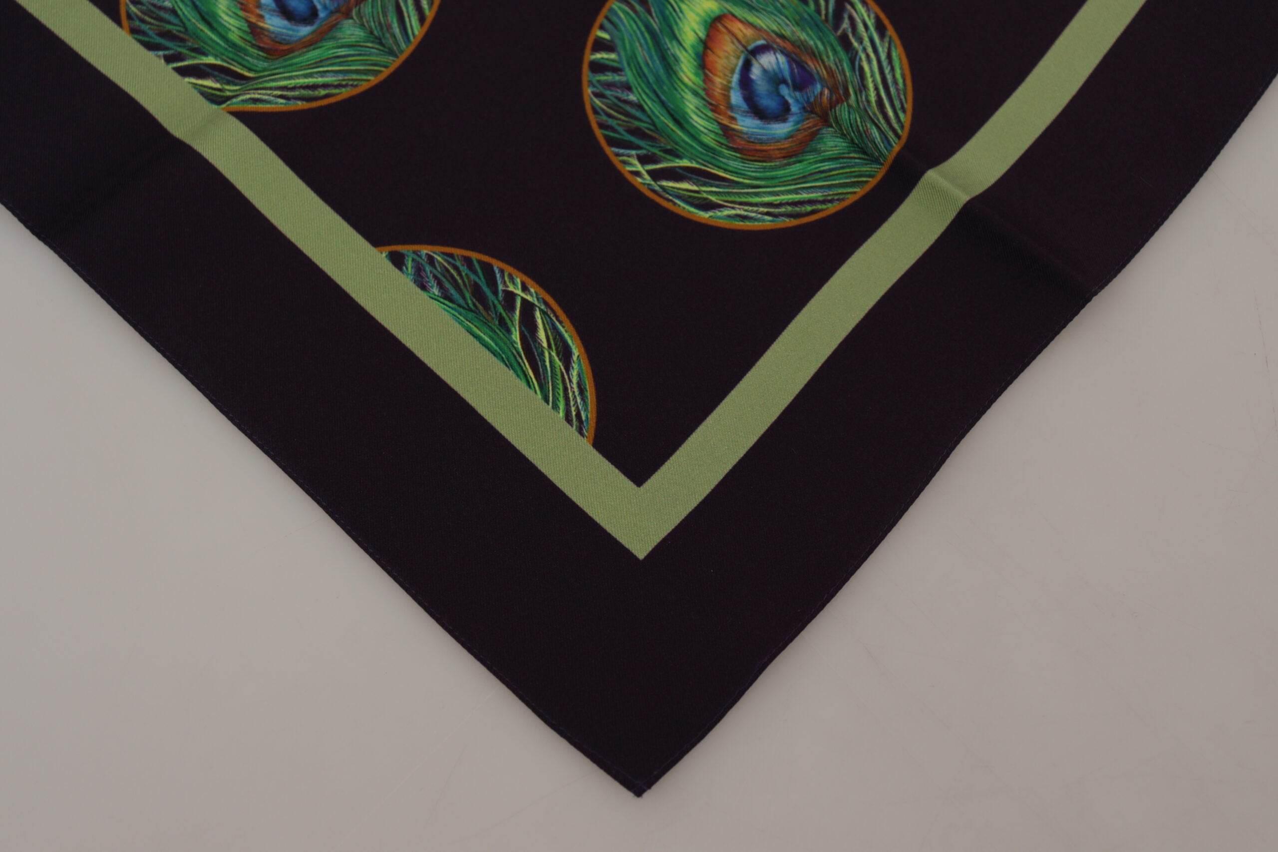 Dolce & Gabbana Elegant Silk Square Scarf Wrap - Hilstor