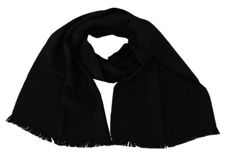 GF Ferre Elegant Wool Scarf with Fringes - Hilstor
