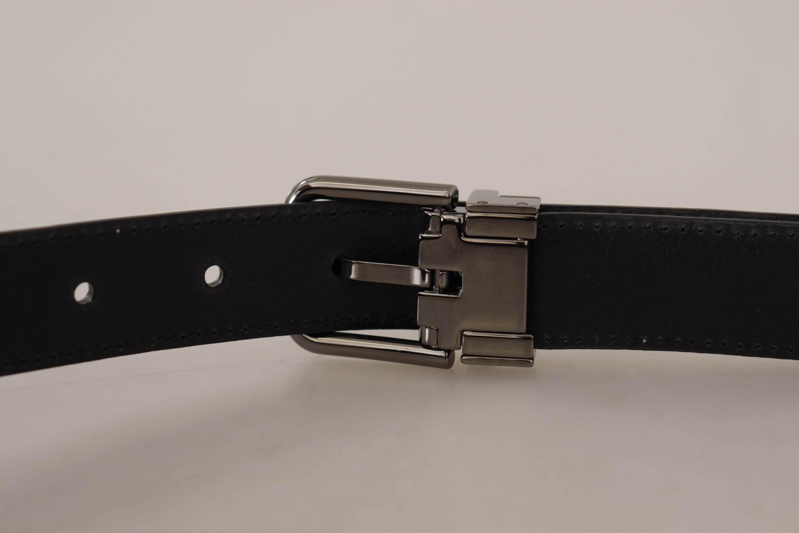 Dolce & Gabbana Multicolor Exotic Leather Patchwork Metal Belt - Hilstor