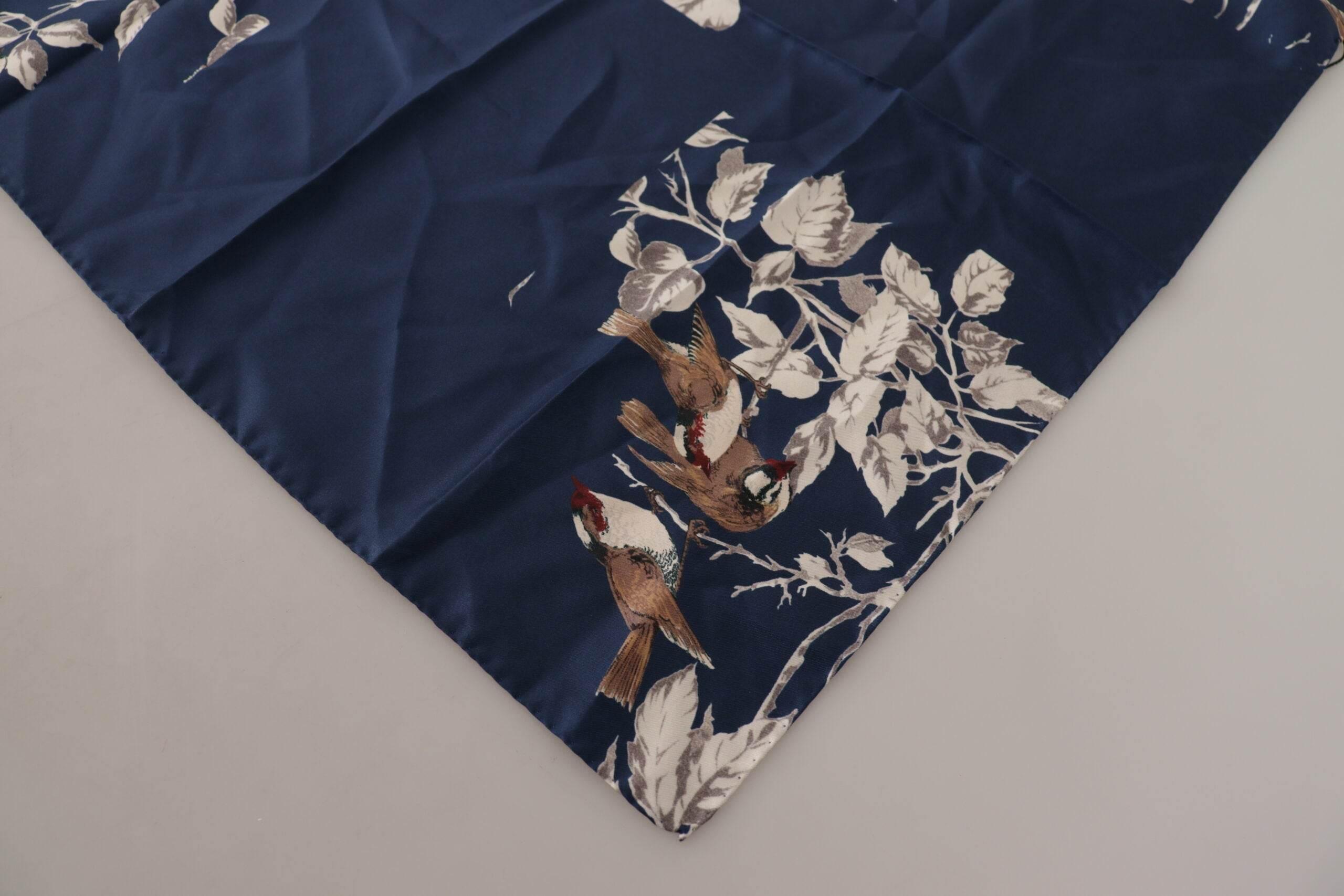 Dolce & Gabbana Elegant Silk Square Scarf for Men - Hilstor