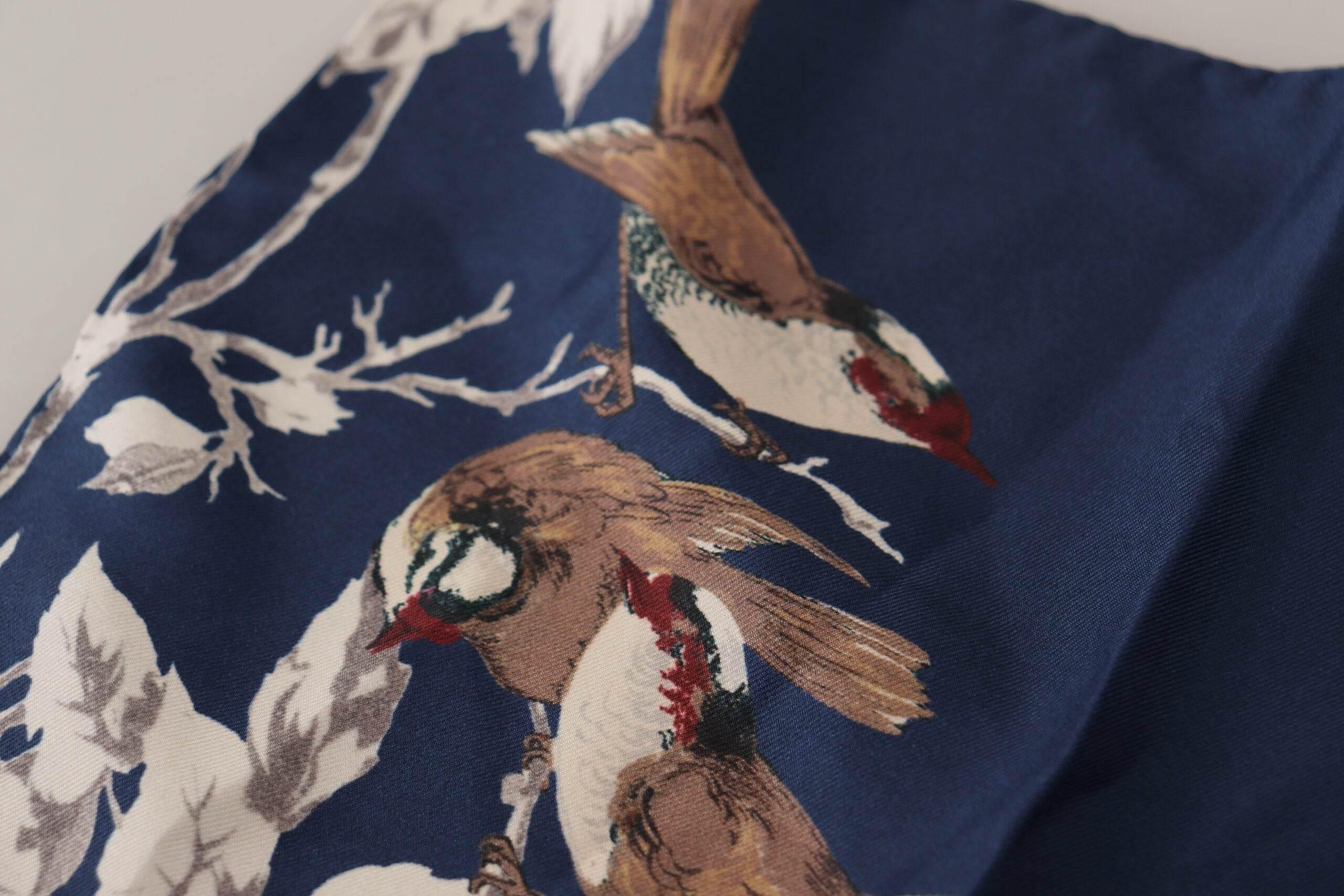 Dolce & Gabbana Elegant Silk Square Scarf for Men - Hilstor