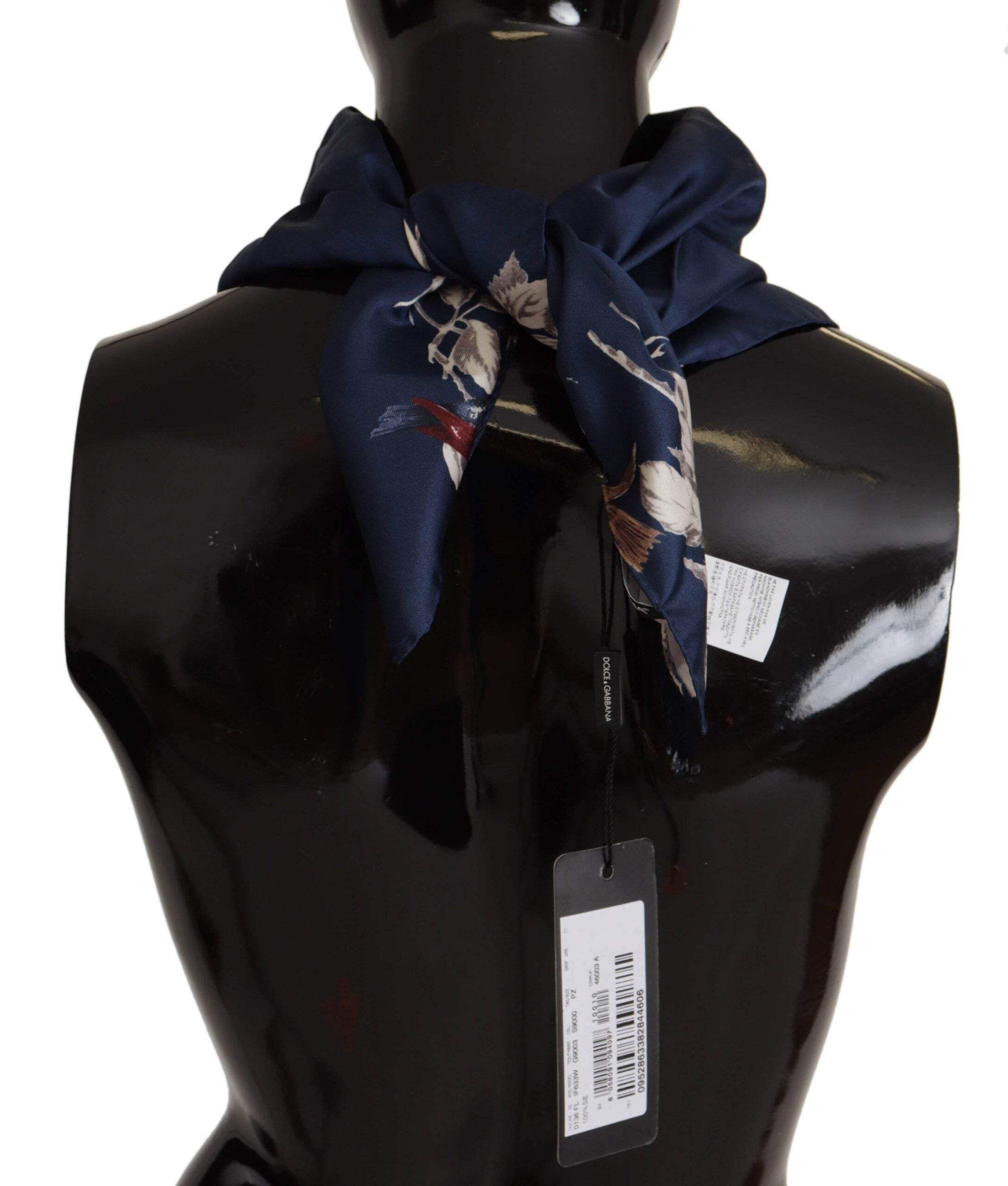 Dolce & Gabbana Elegant Silk Square Scarf for Men - Hilstor