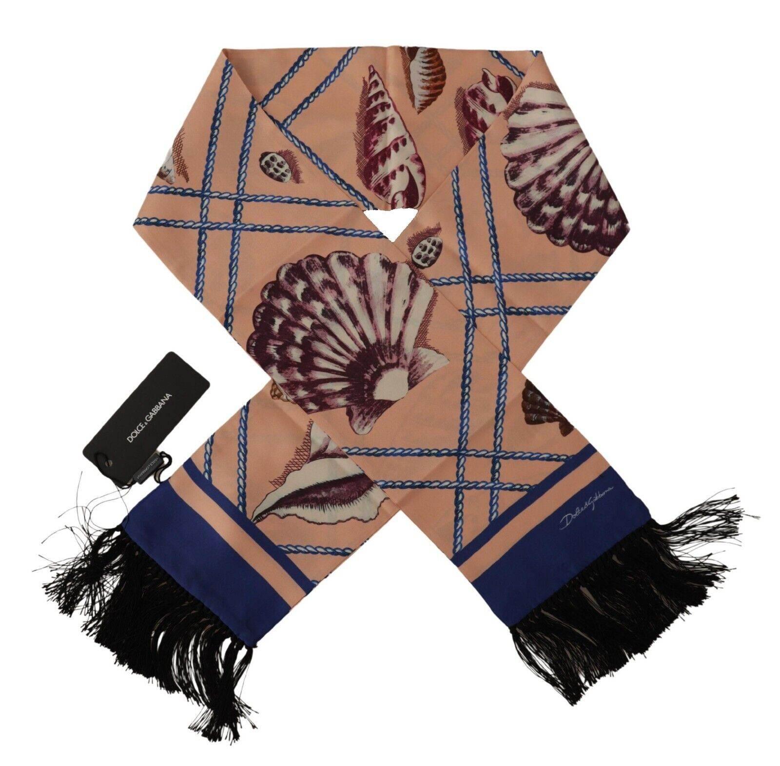 Dolce & Gabbana Elegant Silk Men's Scarf Wrap - Hilstor