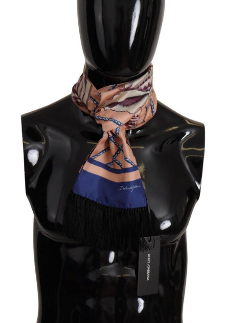 Dolce & Gabbana Elegant Silk Men's Scarf Wrap - Hilstor