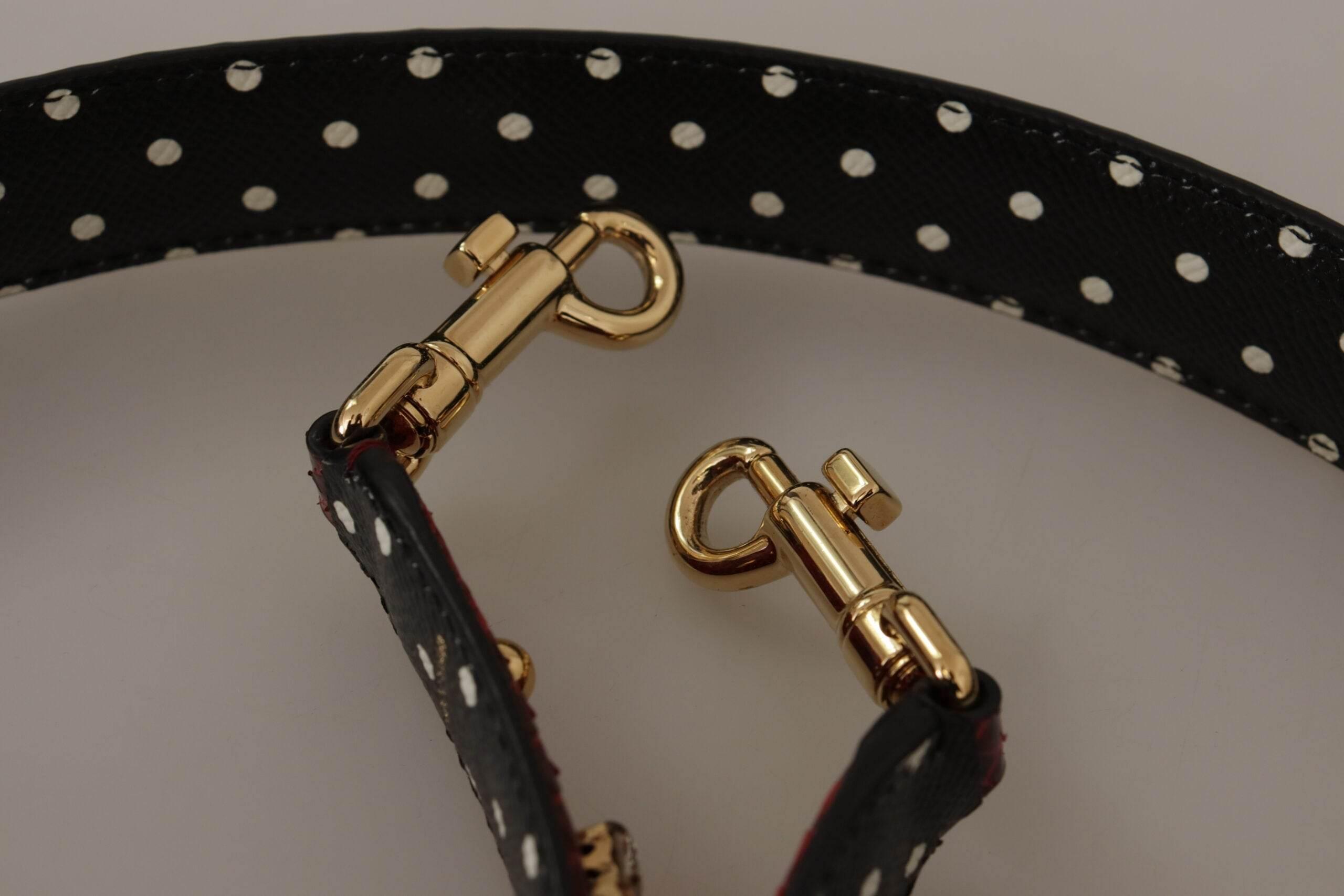 Dolce & Gabbana Red Python Leather Shoulder Bag Strap - Hilstor
