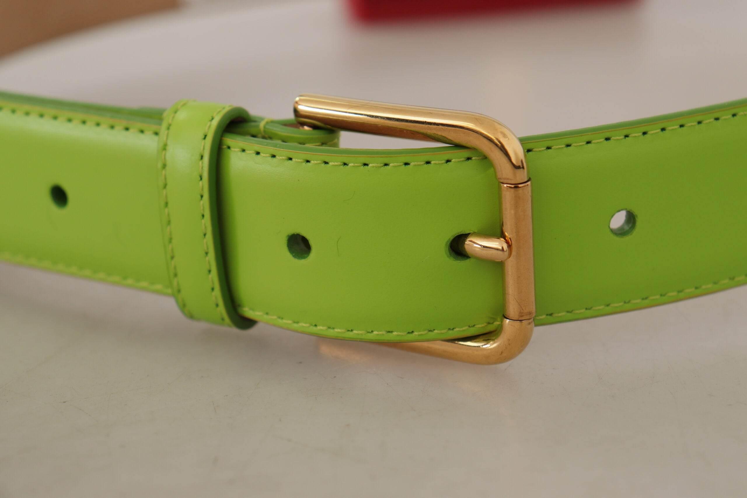 Dolce & Gabbana Elegant Leather Belt with Mini Bag Accessory - Hilstor