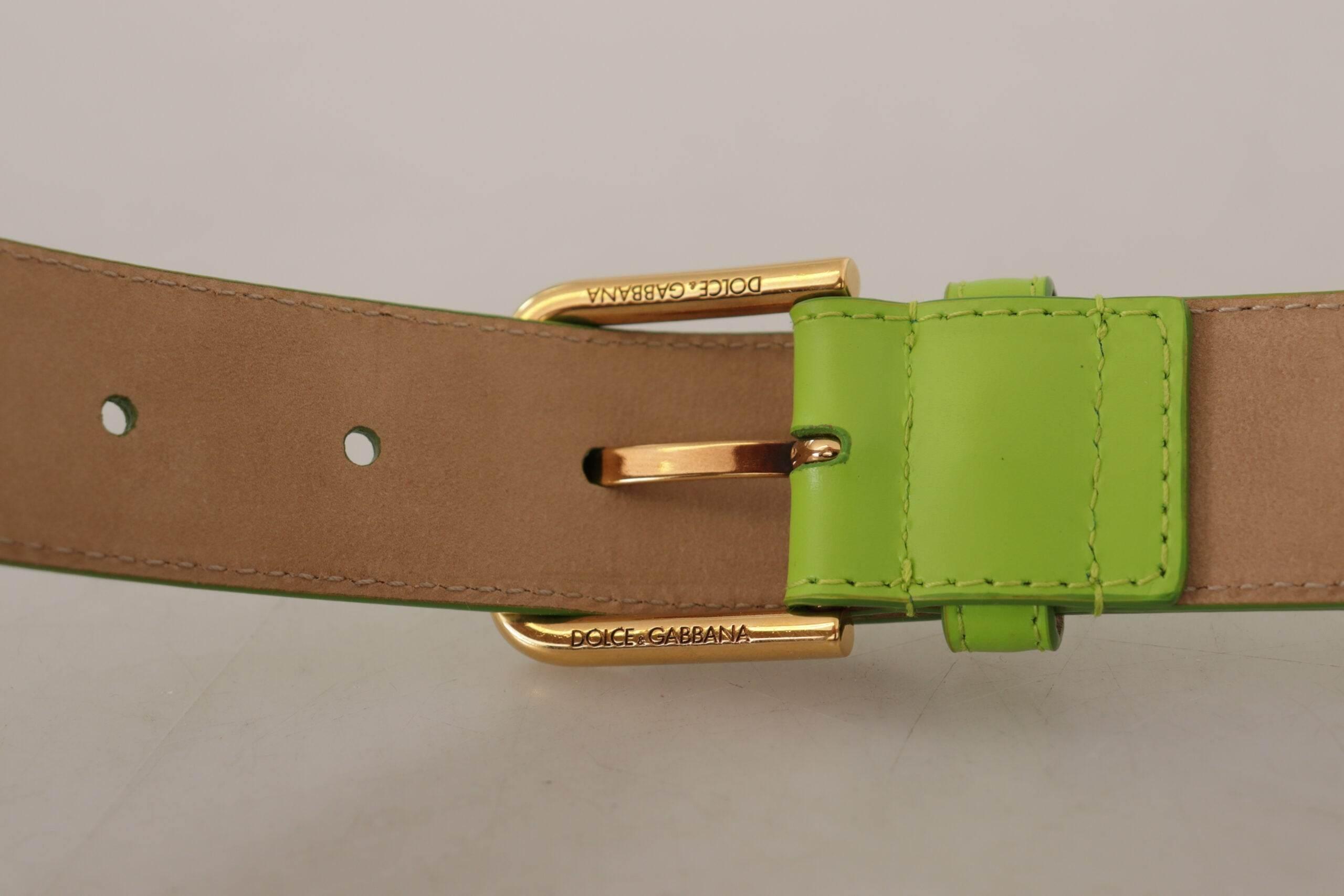 Dolce & Gabbana Elegant Leather Belt with Mini Bag Accessory - Hilstor
