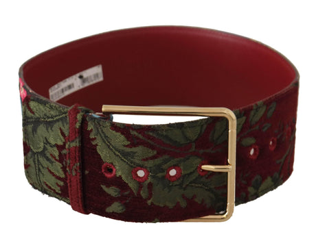 Dolce & Gabbana Engraved Logo Multicolor Leather Belt - Hilstor