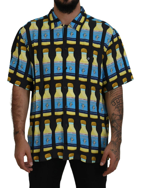 Dolce & Gabbana Elegant Multi Print Casual Shirt - Hilstor