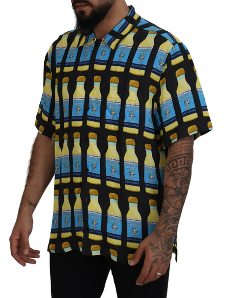 Dolce & Gabbana Elegant Multi Print Casual Shirt - Hilstor