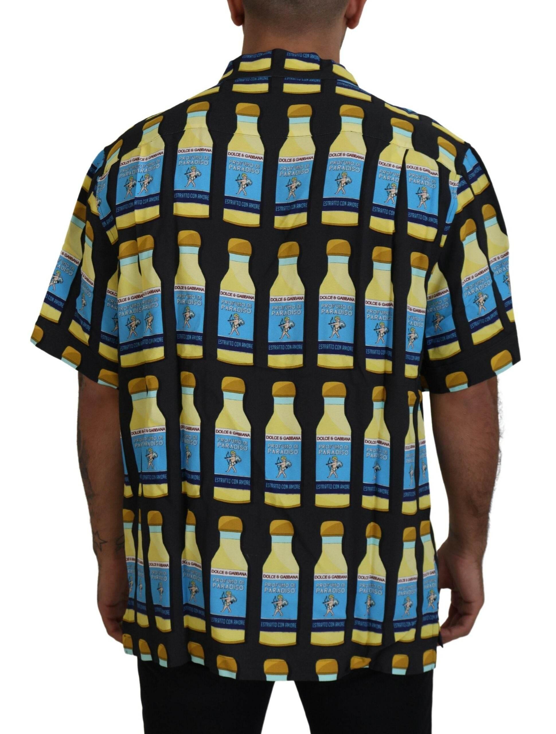 Dolce & Gabbana Elegant Multi Print Casual Shirt - Hilstor