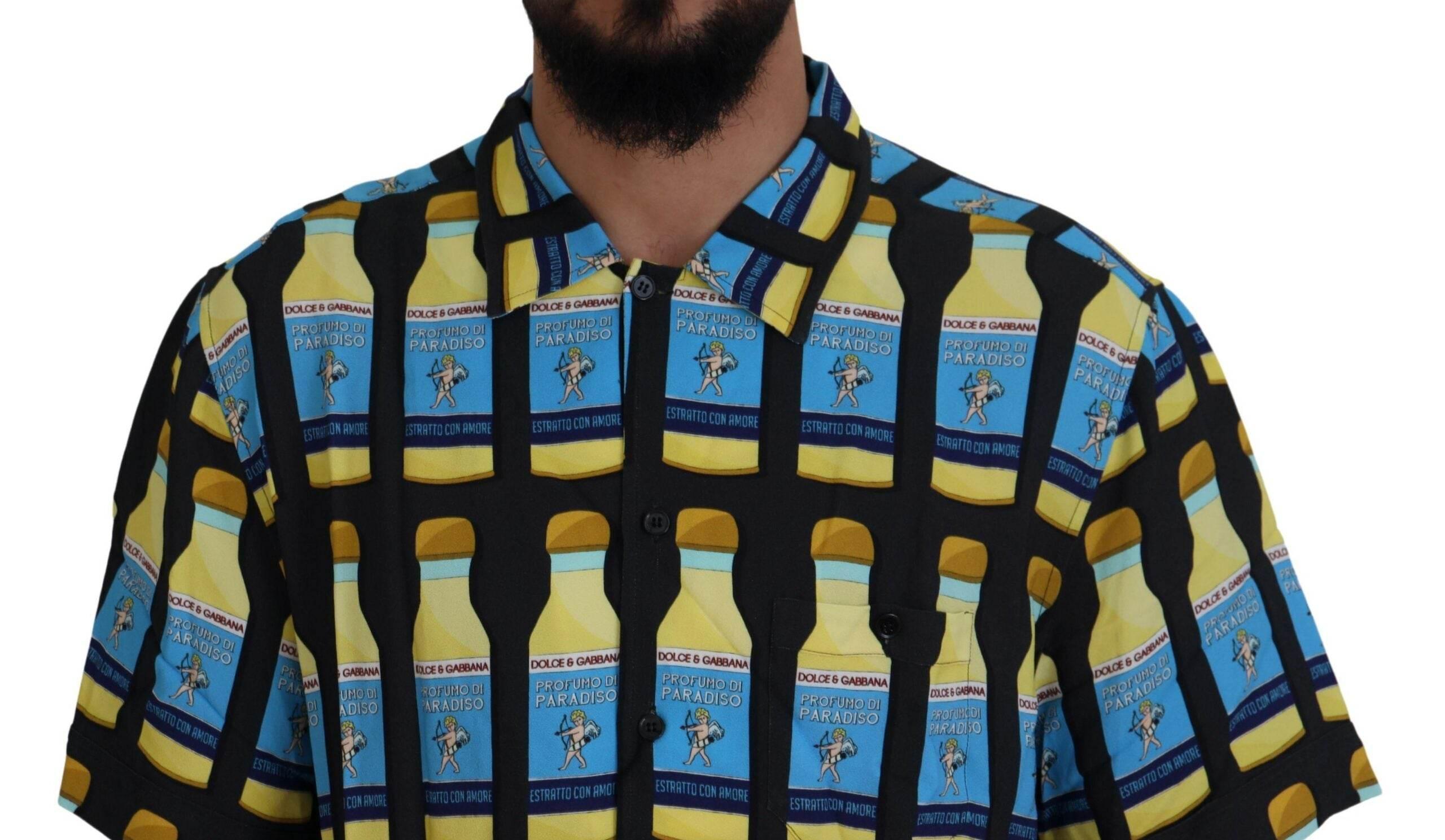 Dolce & Gabbana Elegant Multi Print Casual Shirt - Hilstor
