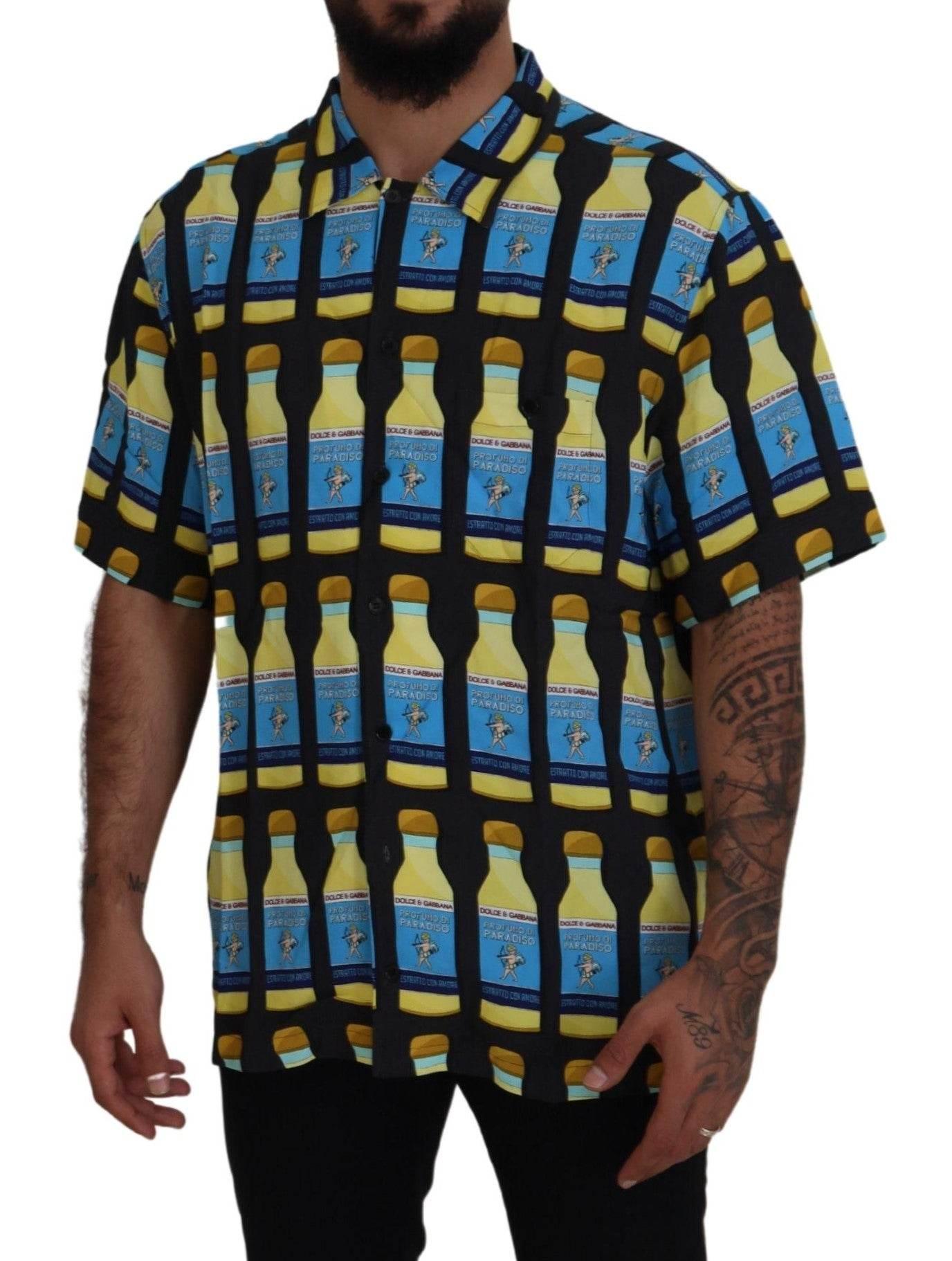 Dolce & Gabbana Elegant Multi Print Casual Shirt - Hilstor