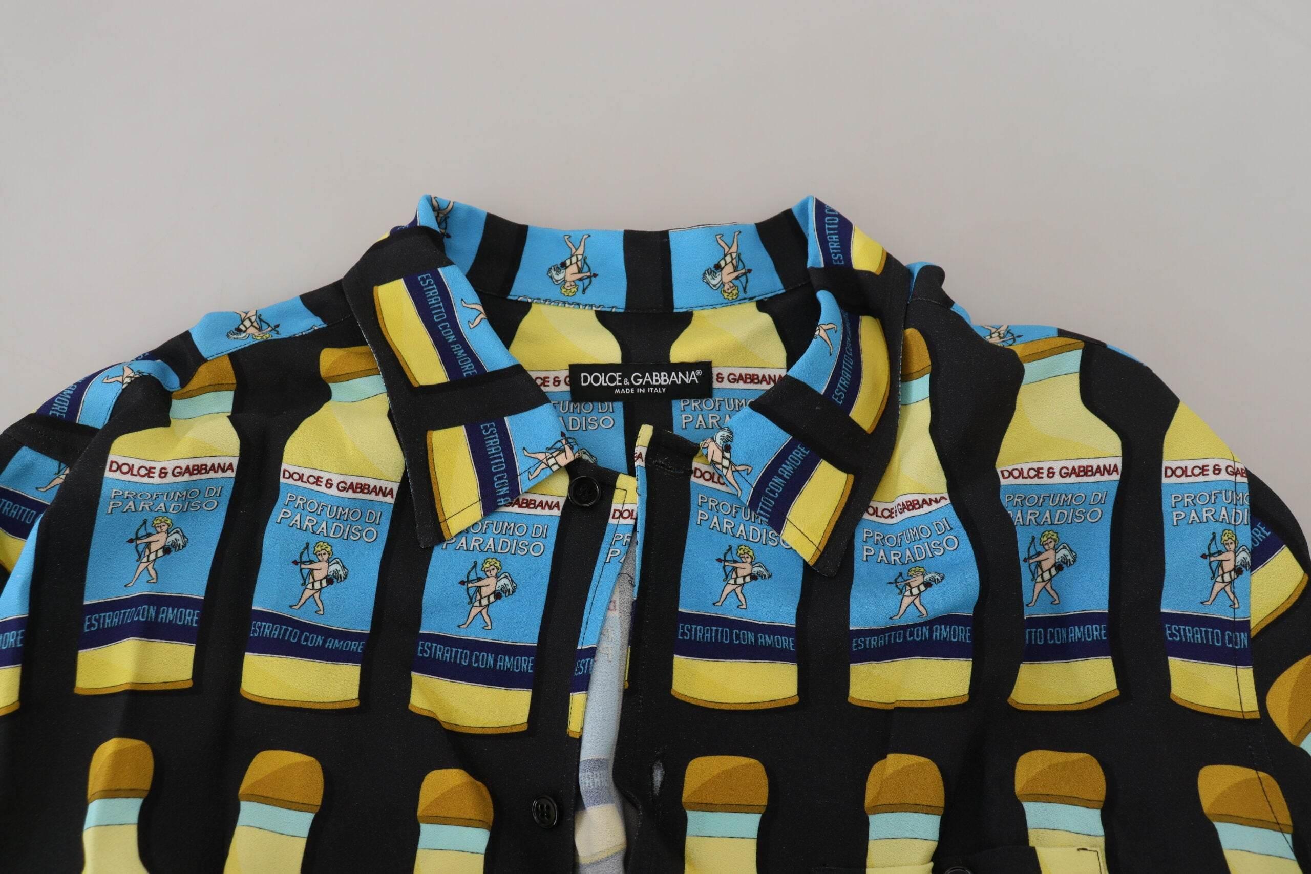 Dolce & Gabbana Elegant Multi Print Casual Shirt - Hilstor