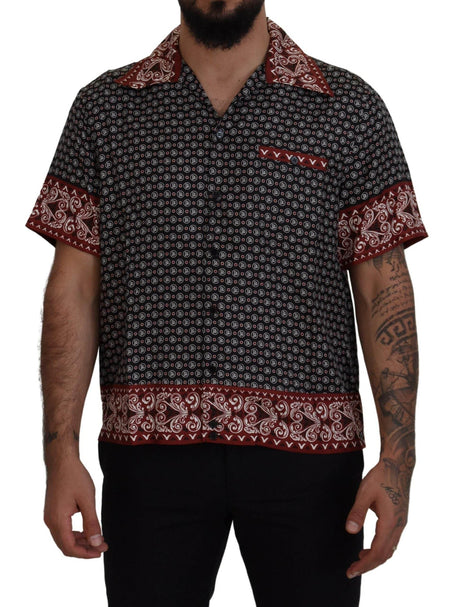 Dolce & Gabbana Elegant Multicolor Silk Casual Shirt - Hilstor