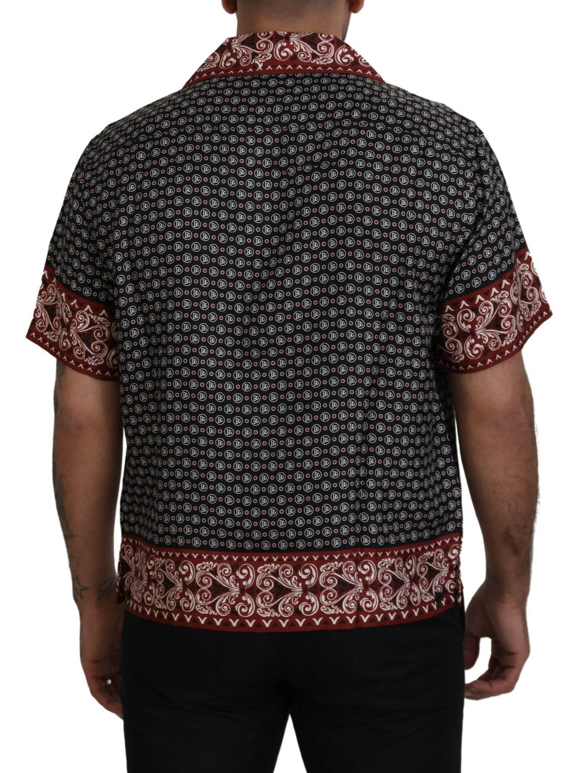 Dolce & Gabbana Elegant Multicolor Silk Casual Shirt - Hilstor