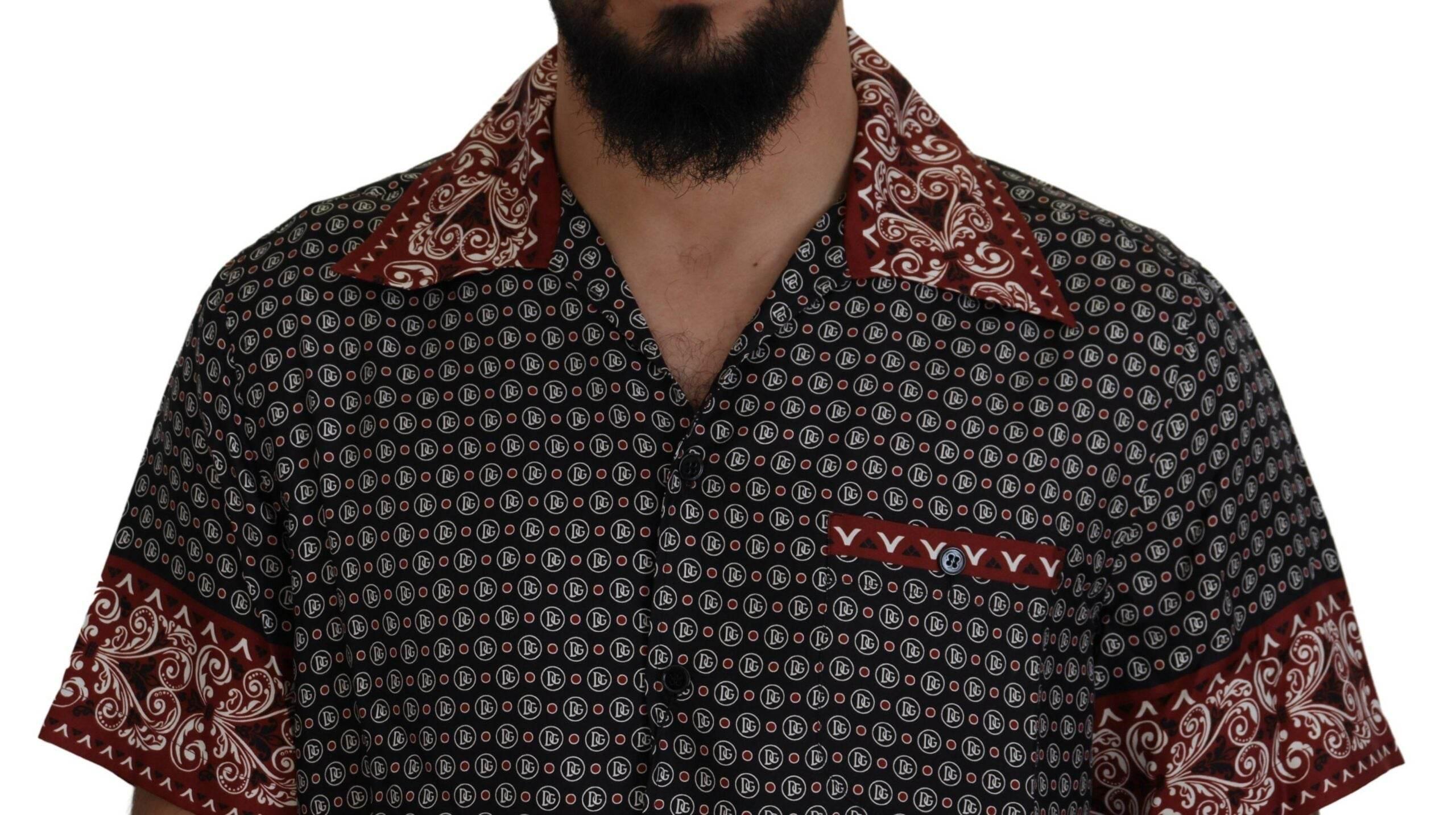 Dolce & Gabbana Elegant Multicolor Silk Casual Shirt - Hilstor