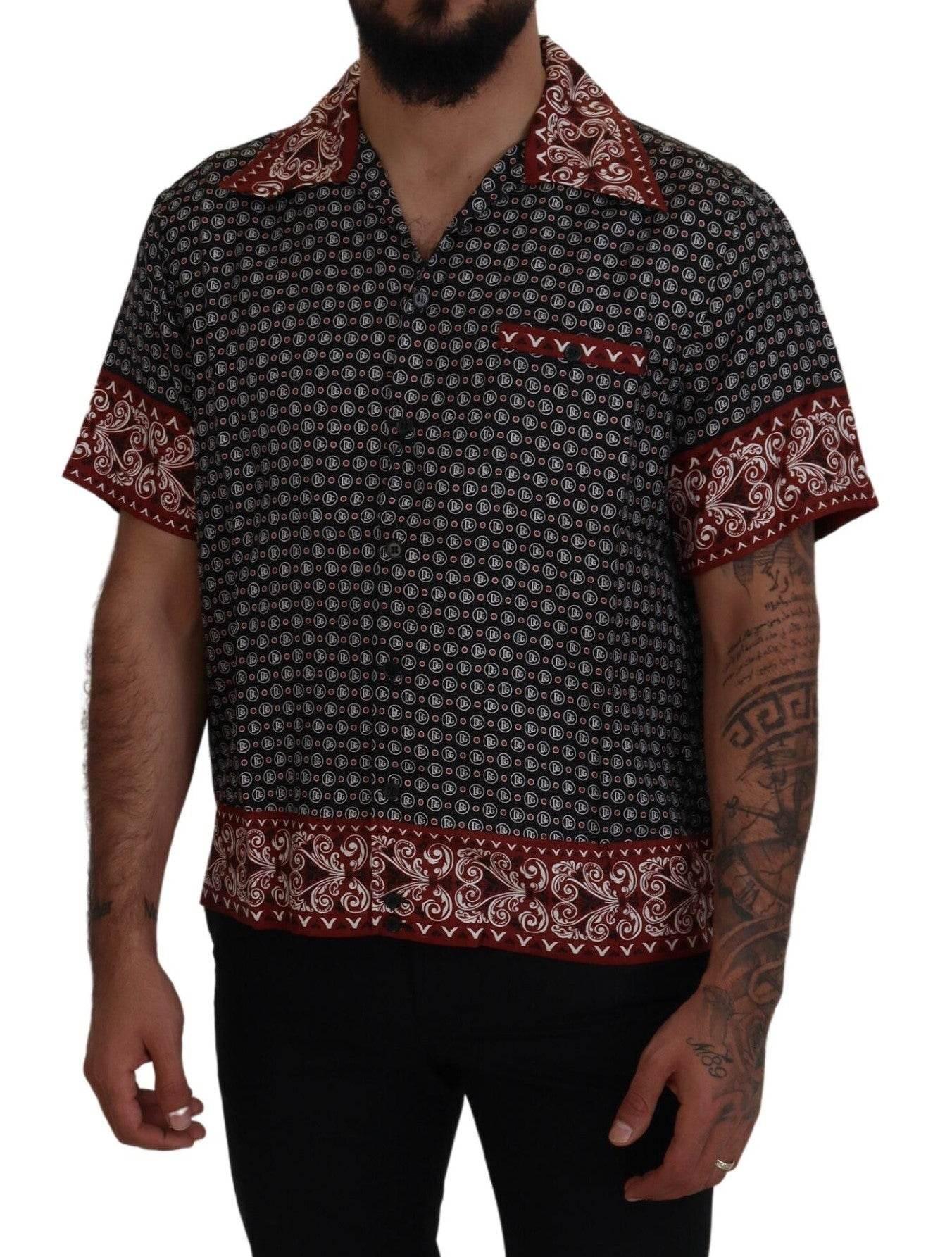 Dolce & Gabbana Elegant Multicolor Silk Casual Shirt - Hilstor